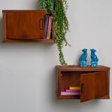 Set of 2 vintage floating nightstands