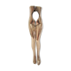 Massive brass anthropomorphic nutcracker vintage woman legs