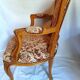 Fauteuil cabriolet ancien bergère chaise