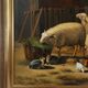 Belgian Artist, Baroque Scene, 1991, Oil on Canvas, Frame