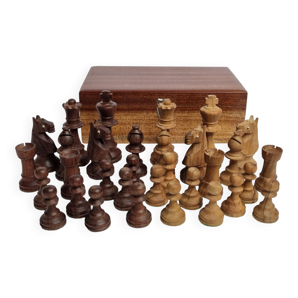 Jeu De Cubes Vintage En Bois - Complet Avec Sa Boîte D'origine - Jeu Ancien Pour Enfants Ou Décoration