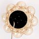 Vintage Amber Bubble Glass Lamp Helena Tynell, 1960
