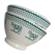 Duo of “daisy” cow decor bowls by Geneviève Lethu, 1996
