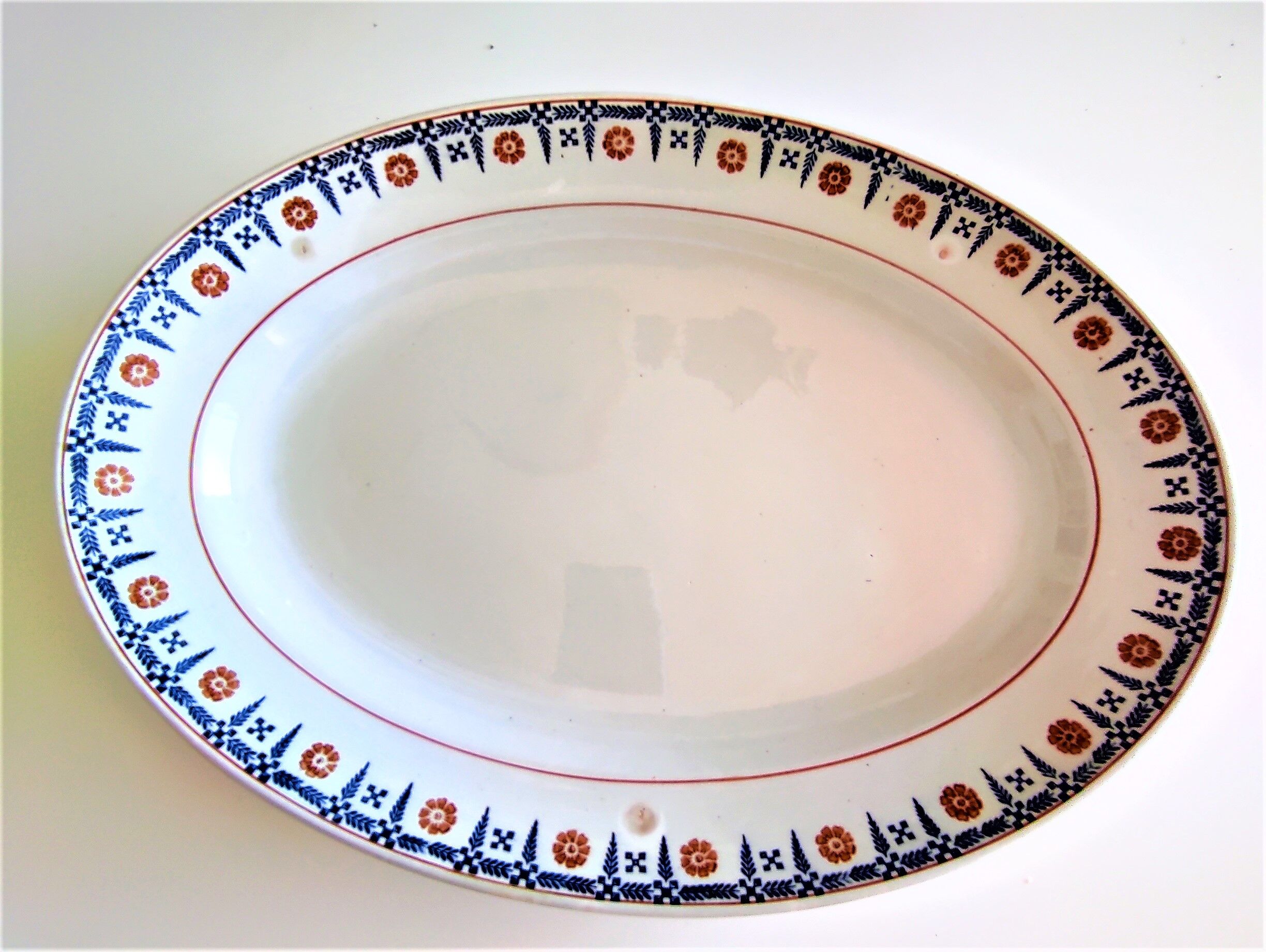 Oval dish st amandinoise st amand