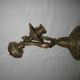 Applique bougeoir en bronze style maritime