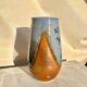 Vintage 60s stoneware vase signed