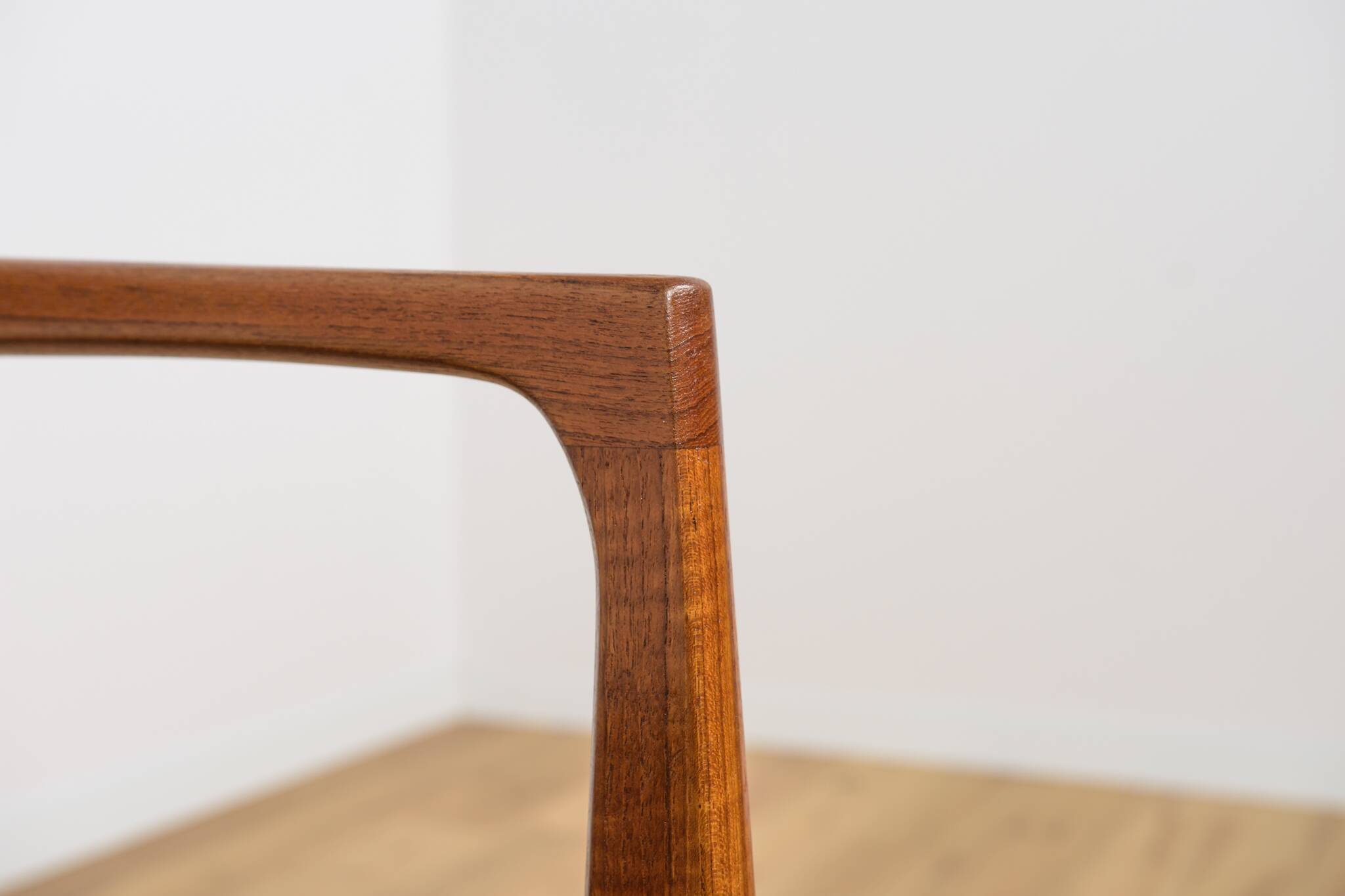 Mid-Century Teak & Leather Armchair by Erik Buck for Ørum Møbelfabrik, Denmark 1960s