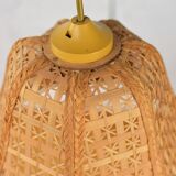 Vintage rattan pendant lamp