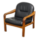 Fauteuil design danois en teck vintage par Komfort