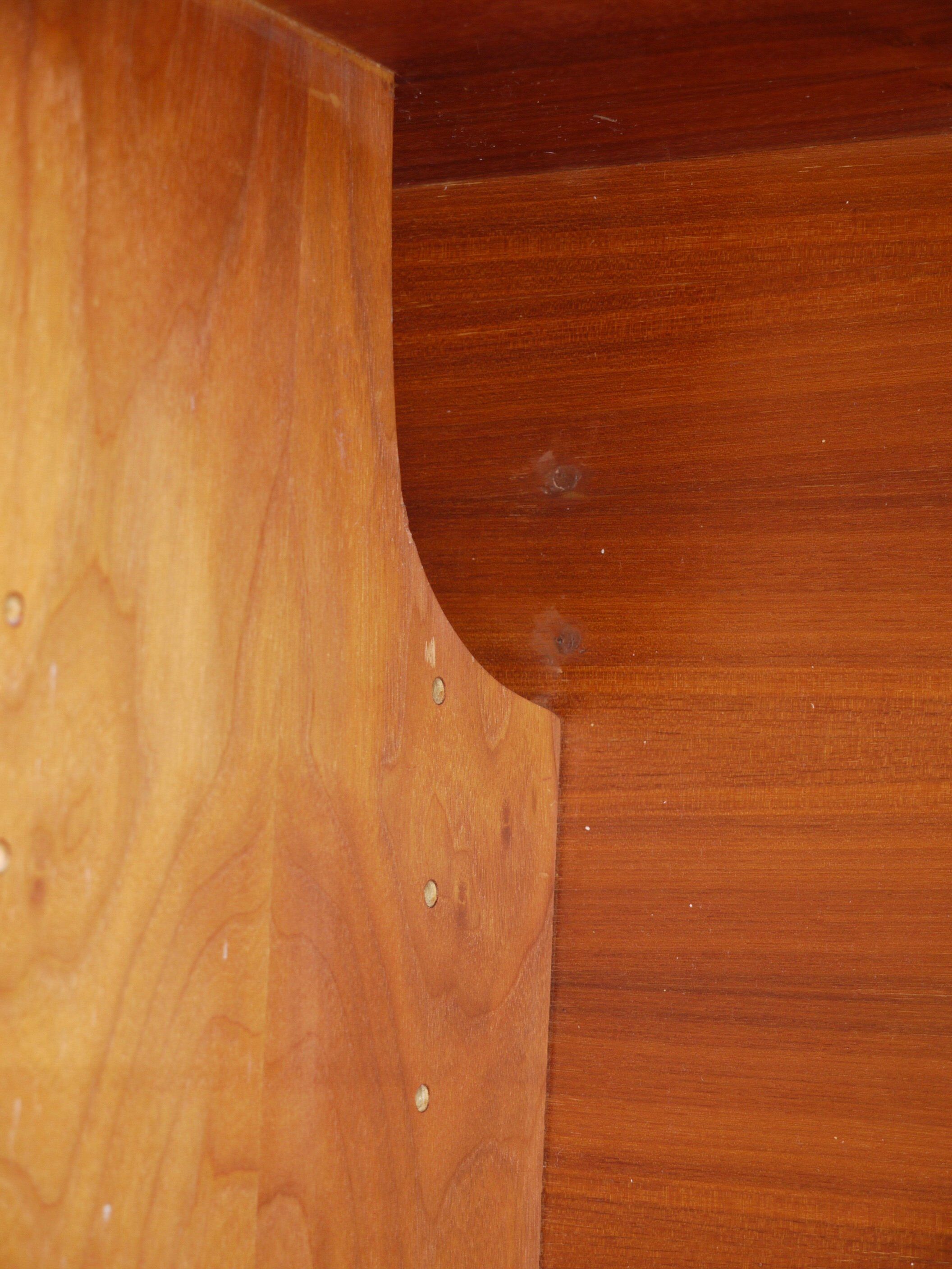 Large Danish Walnut Wall-Mounted Cabinets. 1960s, Set of 2