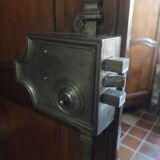 Cherry cabinet with columns