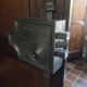 Cherry wood column wardrobe