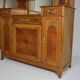 Buffet art nouveau en chêne et loupe, modèle au platane, vers 1910