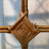 Vintage rattan shelf