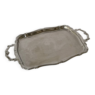 Vintage Stainless Steel Motta Italy Serving Tray with Handles