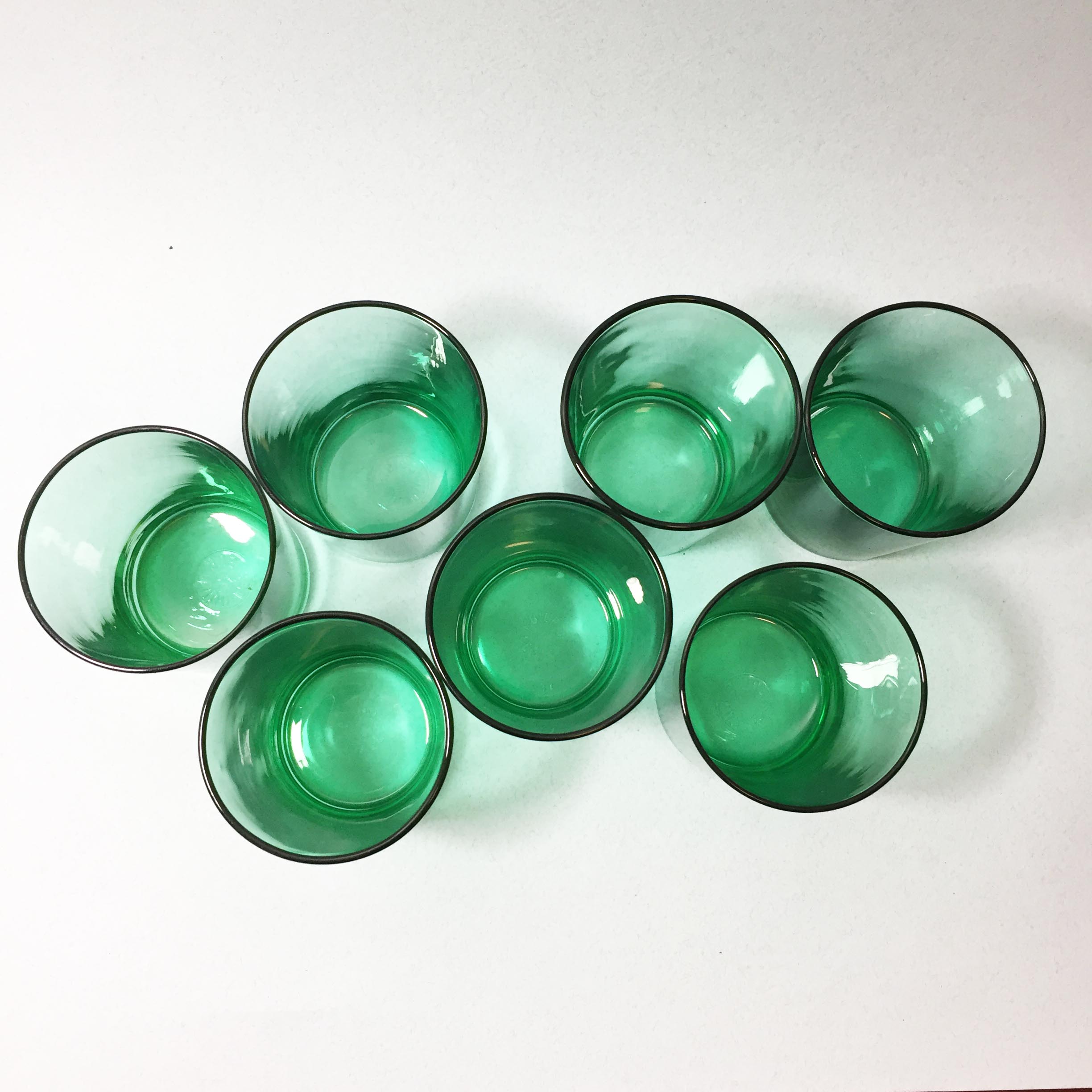 Set de 7 verres Lesieur H9×Ø6,5cm