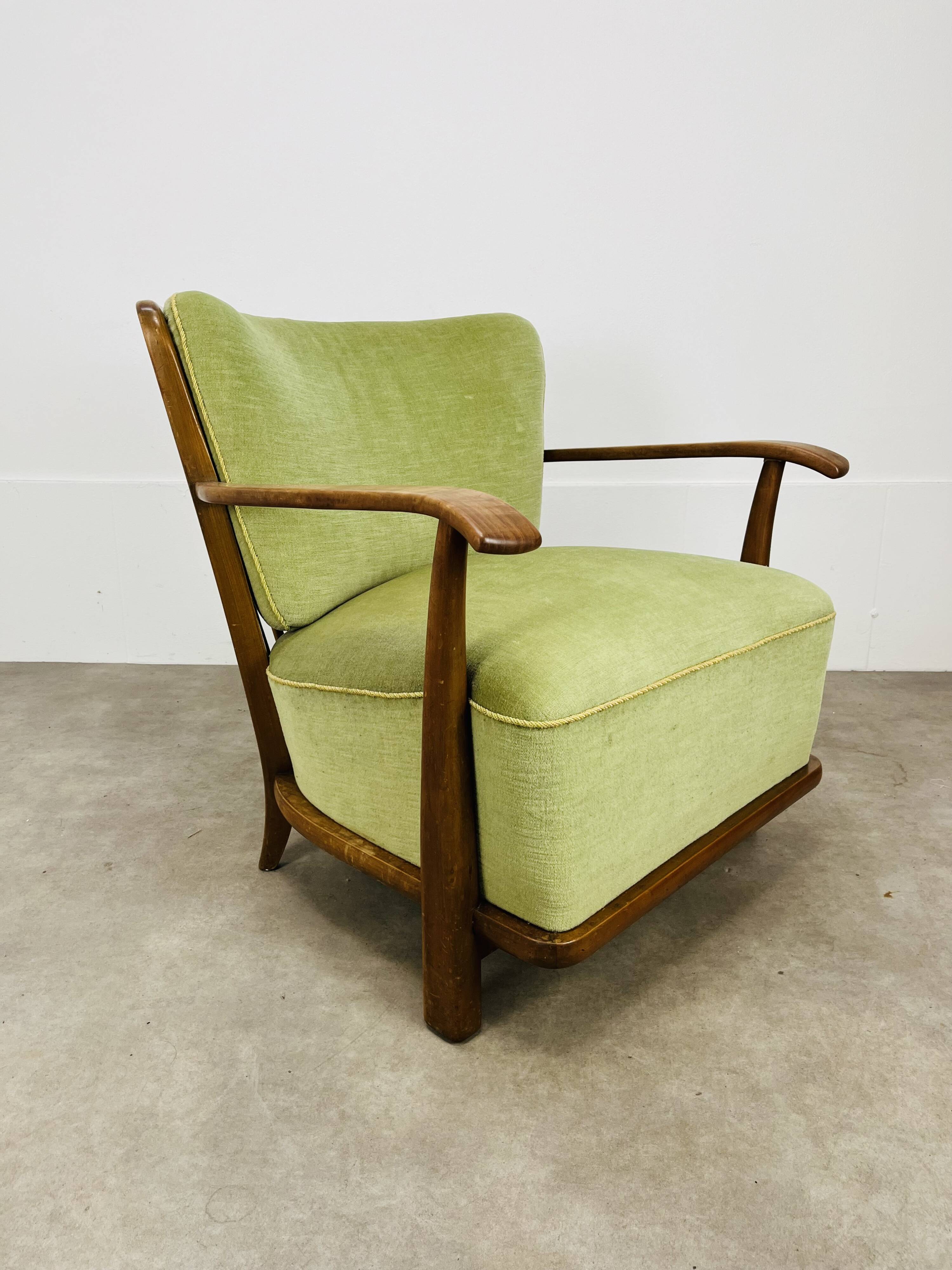 Fritz Hansen armchair 1594 1940s Scandinavian
