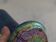 Vase in iridescent Glass Art new of PEACKOCK