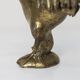 1960 rooster ashtray in spelter signed FC
