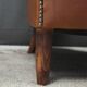 Fauteuil club solange en cuir de mouton