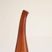 Vase en verre soufflé années 1960