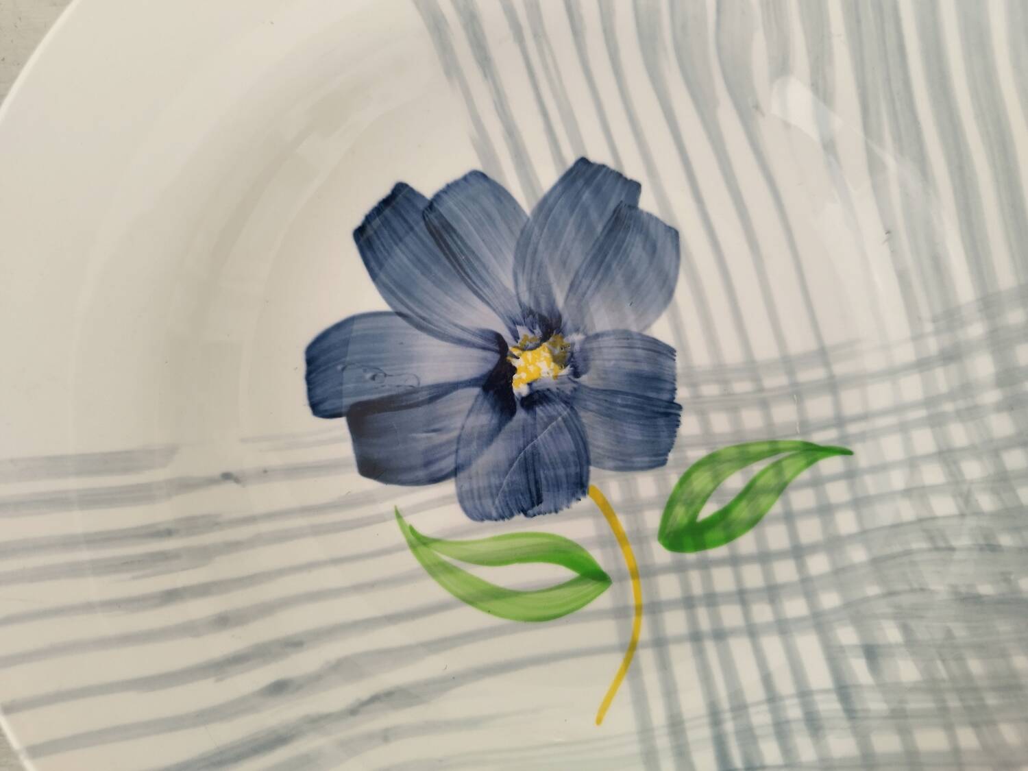 Soup plates soup pasta earthenware digoin sarreguemines vintage valentine model