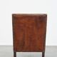 Sheepskin armchair with a refined Art Deco design