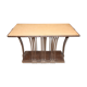 Table basse ou console en fer forgé art déco