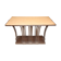 Table basse ou console en fer forgé art déco