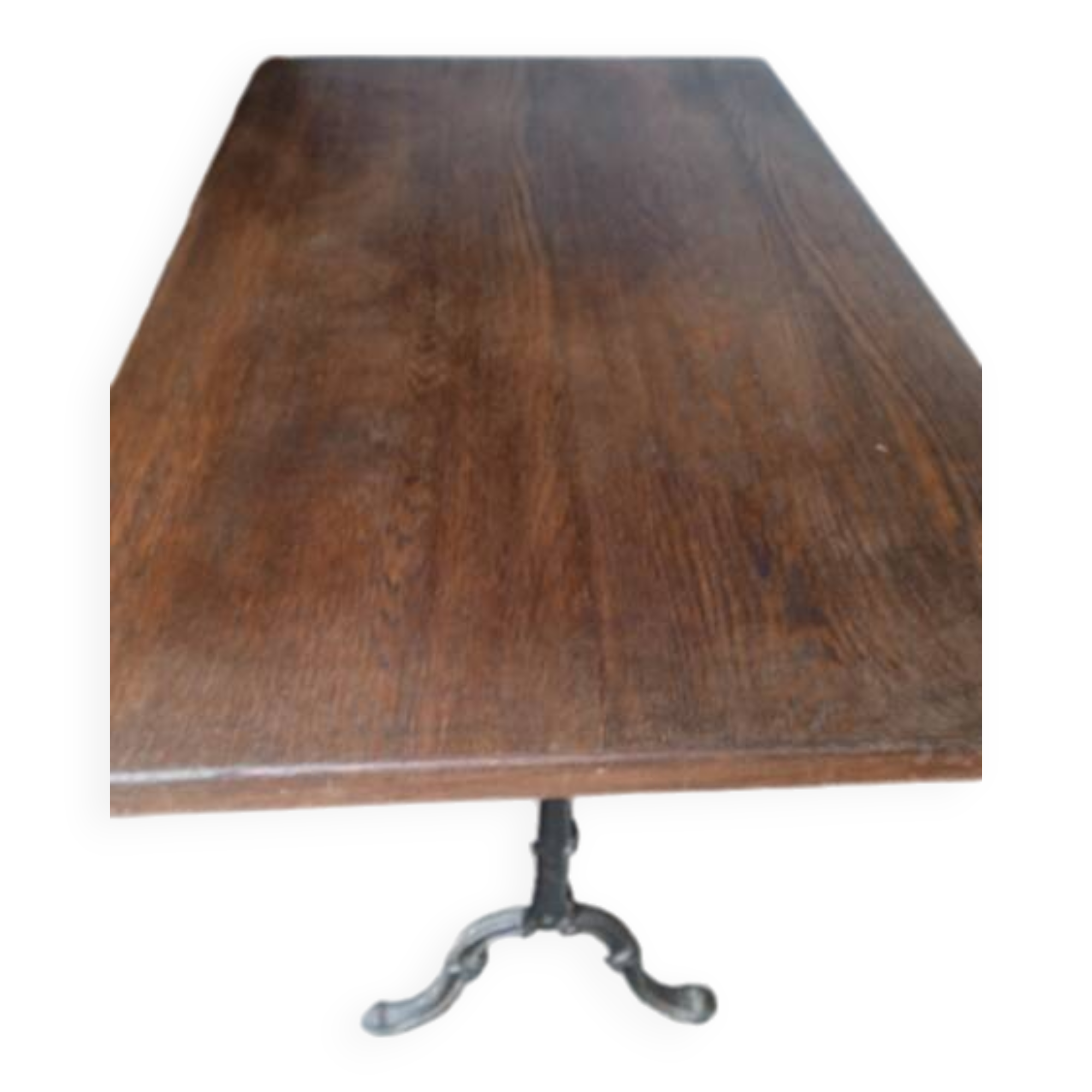 120 cm solid oak bistro table