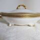 Antique medium-sized porcelain tureen produced by William Guerin