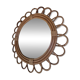Vintage rattan mirror