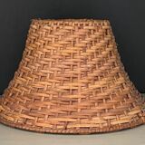 Vintage rattan lampshade