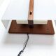 Paire d'appliques scandinaves 1960, teck massif et plexiglass, Raak C-1521
