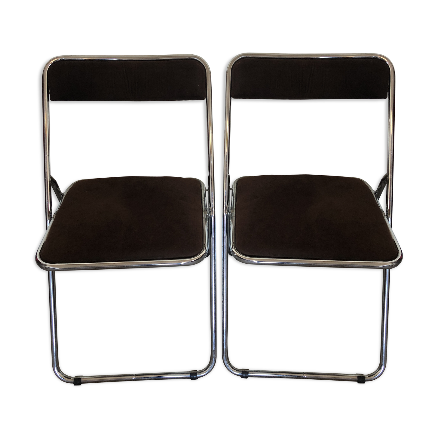 Duo chrome folding chair