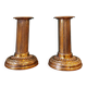 Bougeoirs laiton style Louis XVI