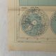 Planisphère mappemonde Taride vintage 1976