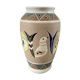 Vase with parakeets 50s