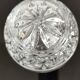 Old crystal drageoir/candy maker in the shape of an egg Cristal d'Arc