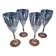 4 verres à vin en cristal d arques Modèle Granville