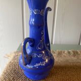 Aiguiere opaline bleu Turquie XIXEME