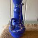 Blue opaline ewer Türkiye XIXth century