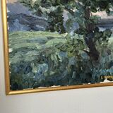 Swedish Oil on Canvas – “Tree” By  LARS BJÖNNI ANDERSSON