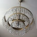 Cascade crystal chandelier