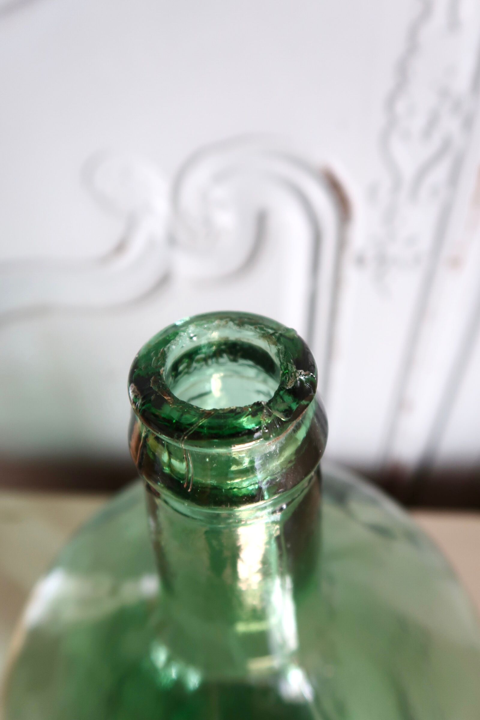 Dame-jeanne en verre verte 5 litres