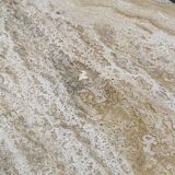 Base table shape square 1970 travertine on wheels french work