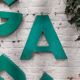 Metal letters