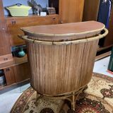 Rattan & bamboo bar vintage year 50/60