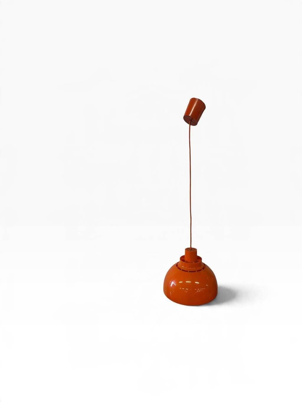 Orange vintage pendant light/chandelier/ceiling light