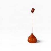 Suspension/lustre/plafonnier orange vintage